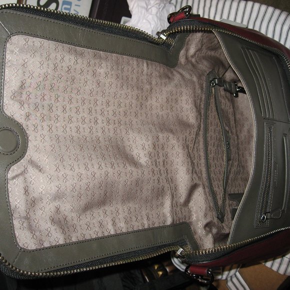 Anya Hindmarch Maxi Zip Studded Bi-Color Hobo/ Shoulder Bag - Picture 8 of 14